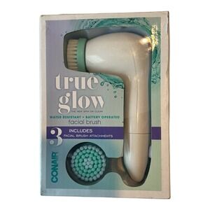 Conair - True Glow Facial Brush (3 Brush Heads) - Cleansing Exfoliate